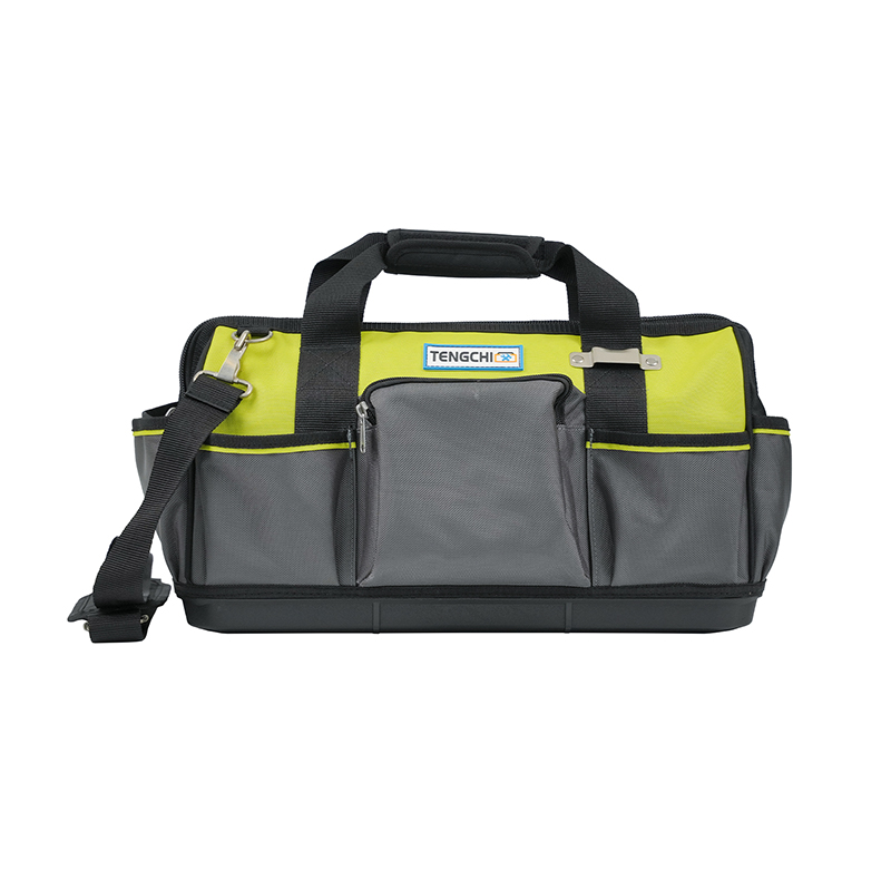 18-inch/20-inch Multi-Pocket Plastic Bottom Open Tool Bag