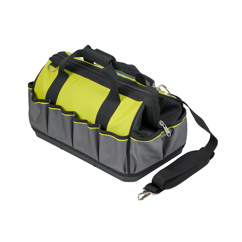 18-inch/20-inch Multi-Pocket Plastic Bottom Open Tool Bag