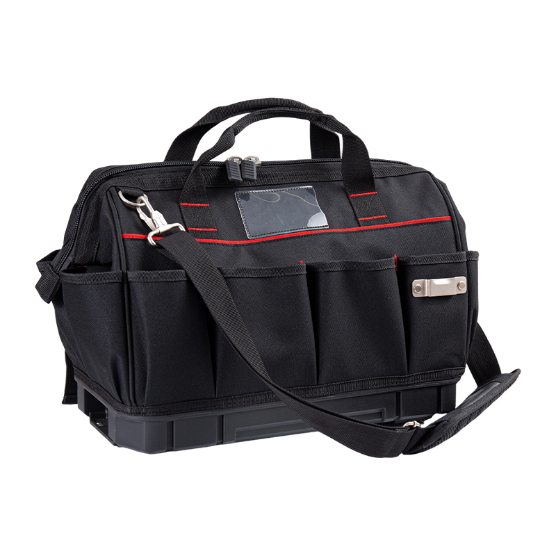 17-inch/18-inch plastic bottom multi-function large-capacity tool bag