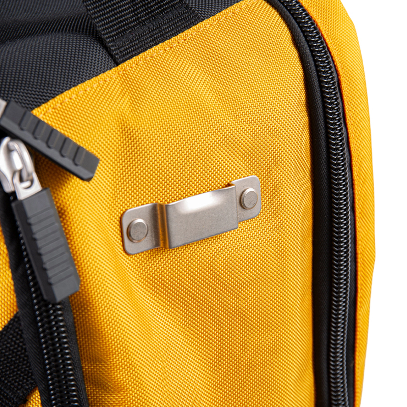 14-inch 1680D plastic bottom drawstring tool backpack