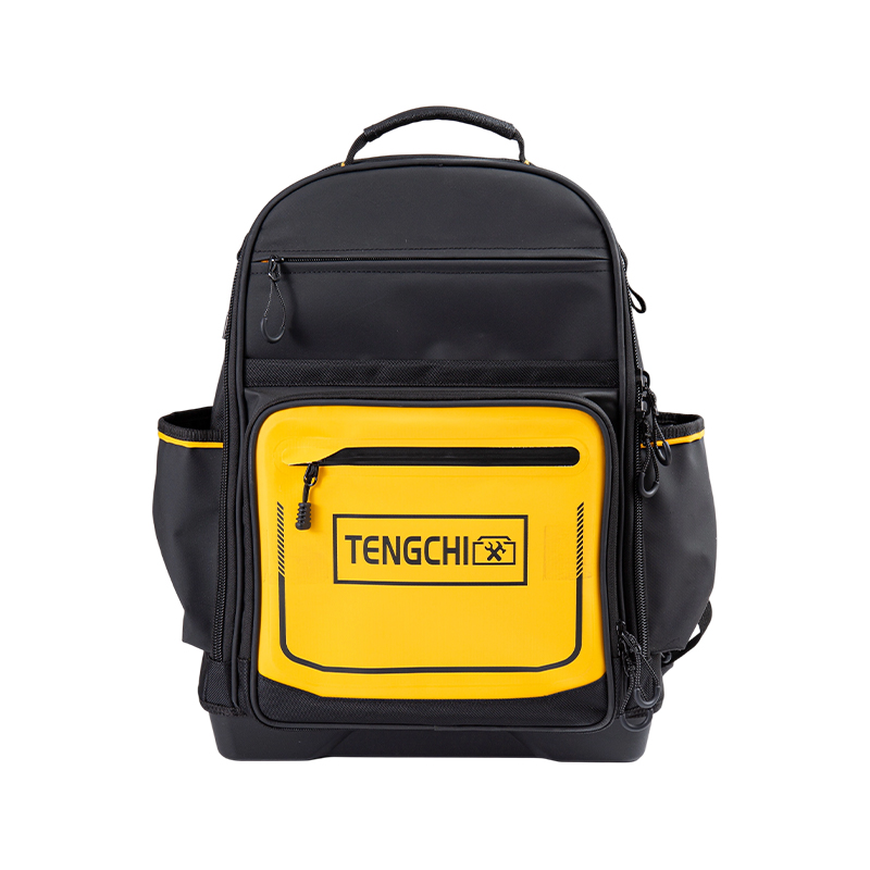Thickened plastic waterproof tool backpack 1680D