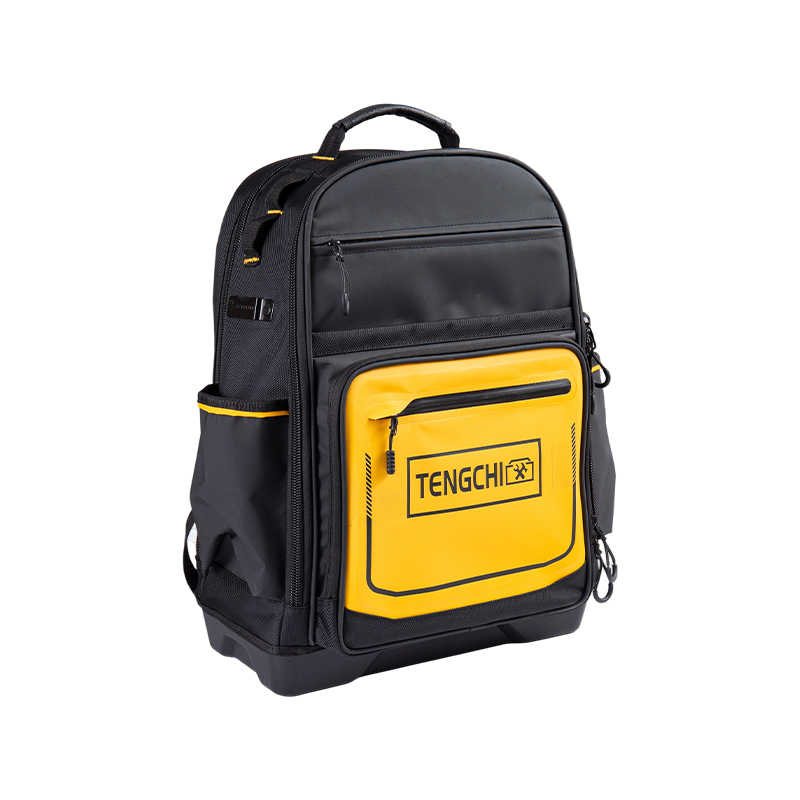 Thickened plastic waterproof tool backpack 1680D