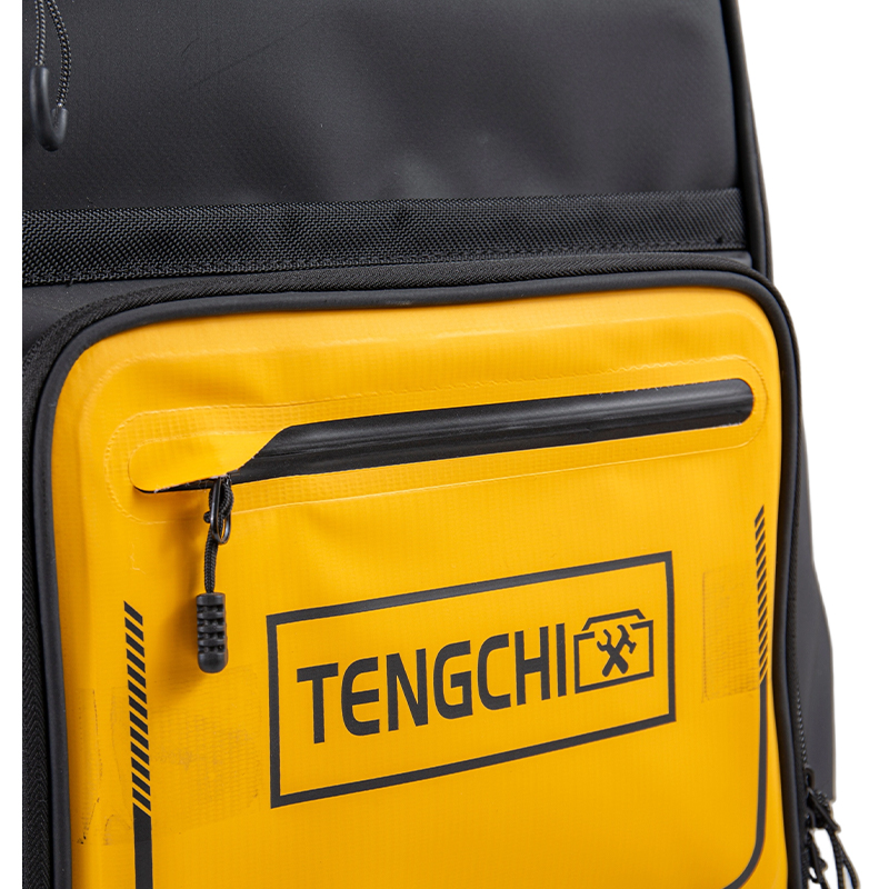 Thickened plastic waterproof tool backpack 1680D
