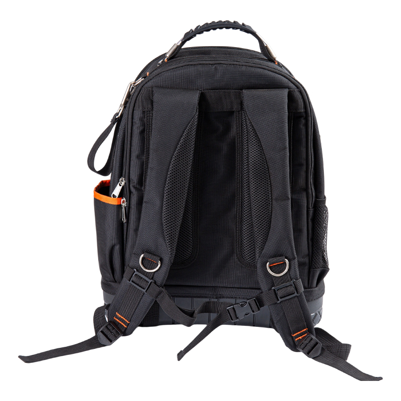 14-inch 600D plastic bottom industrial-grade tool backpack