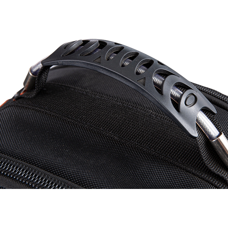 14-inch 600D plastic bottom industrial-grade tool backpack