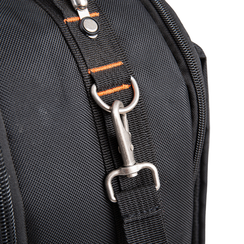 14-inch 600D plastic bottom industrial-grade tool backpack