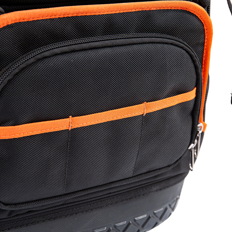 14-inch 600D plastic bottom industrial-grade tool backpack